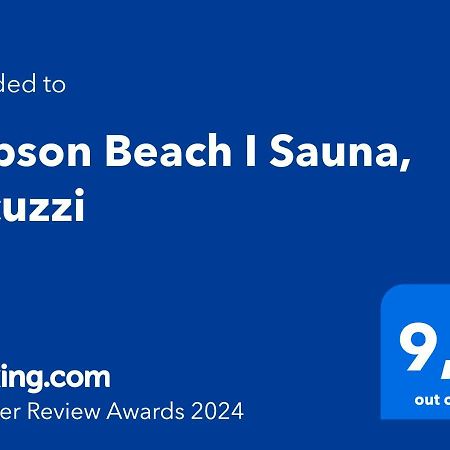 Robson Beach I Sauna, Jacuzzi Międzywodzie Kültér fotó